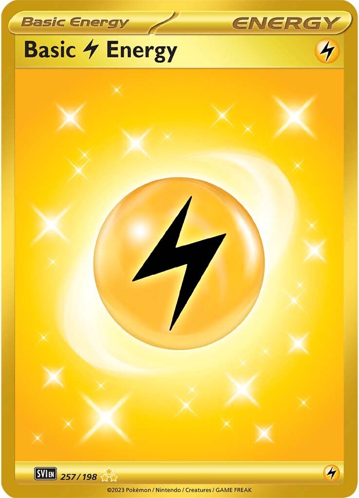 Lightning Energy (257/198) [Scarlet & Violet: Base Set] | Amazing Games TCG