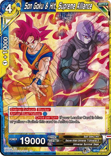 Son Goku & Hit, Supreme Alliance (Event Pack 08) (BT10-145) [Tournament Promotion Cards] | Amazing Games TCG
