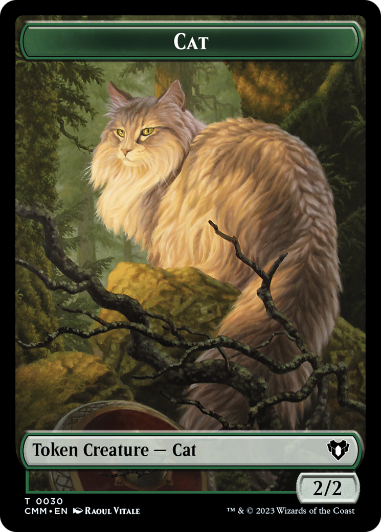 Cat Token (30) [Commander Masters Tokens] | Amazing Games TCG