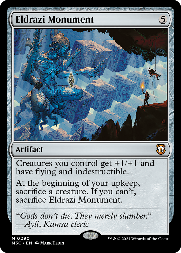 Eldrazi Monument (Ripple Foil) [Modern Horizons 3 Commander] | Amazing Games TCG