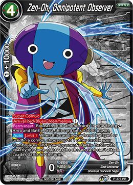 Zen-Oh, Omnipotent Observer (Unison Warrior Series Boost Tournament Pack Vol. 7 - Winner) (P-373) [Tournament Promotion Cards] | Amazing Games TCG