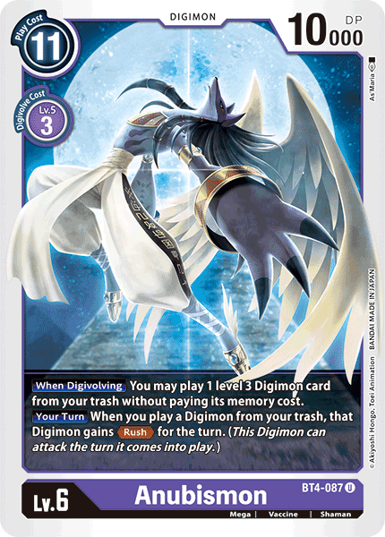 Anubismon [BT4-087] [Great Legend] | Amazing Games TCG