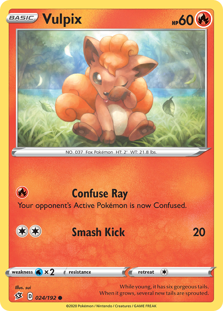 Vulpix (024/192) [Sword & Shield: Rebel Clash] | Amazing Games TCG