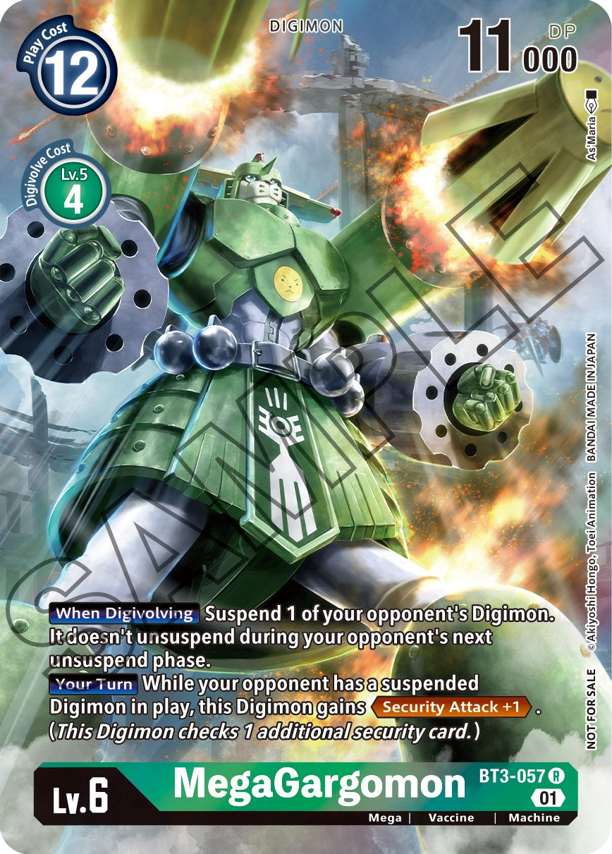 MegaGargomon [BT3-057] (Tamer's Card Set 1) [Release Special Booster Promos] | Amazing Games TCG