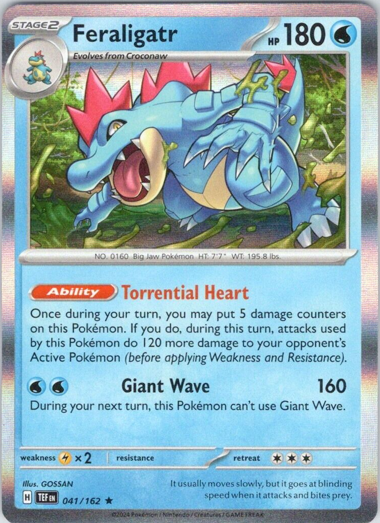 Feraligatr (041/162) [Scarlet & Violet: Temporal Forces] | Amazing Games TCG