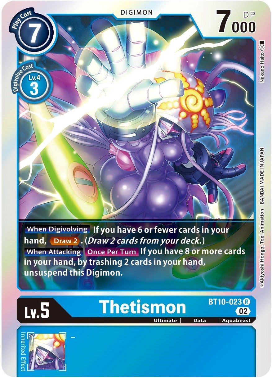 Thetismon [BT10-023] [Xros Encounter] | Amazing Games TCG