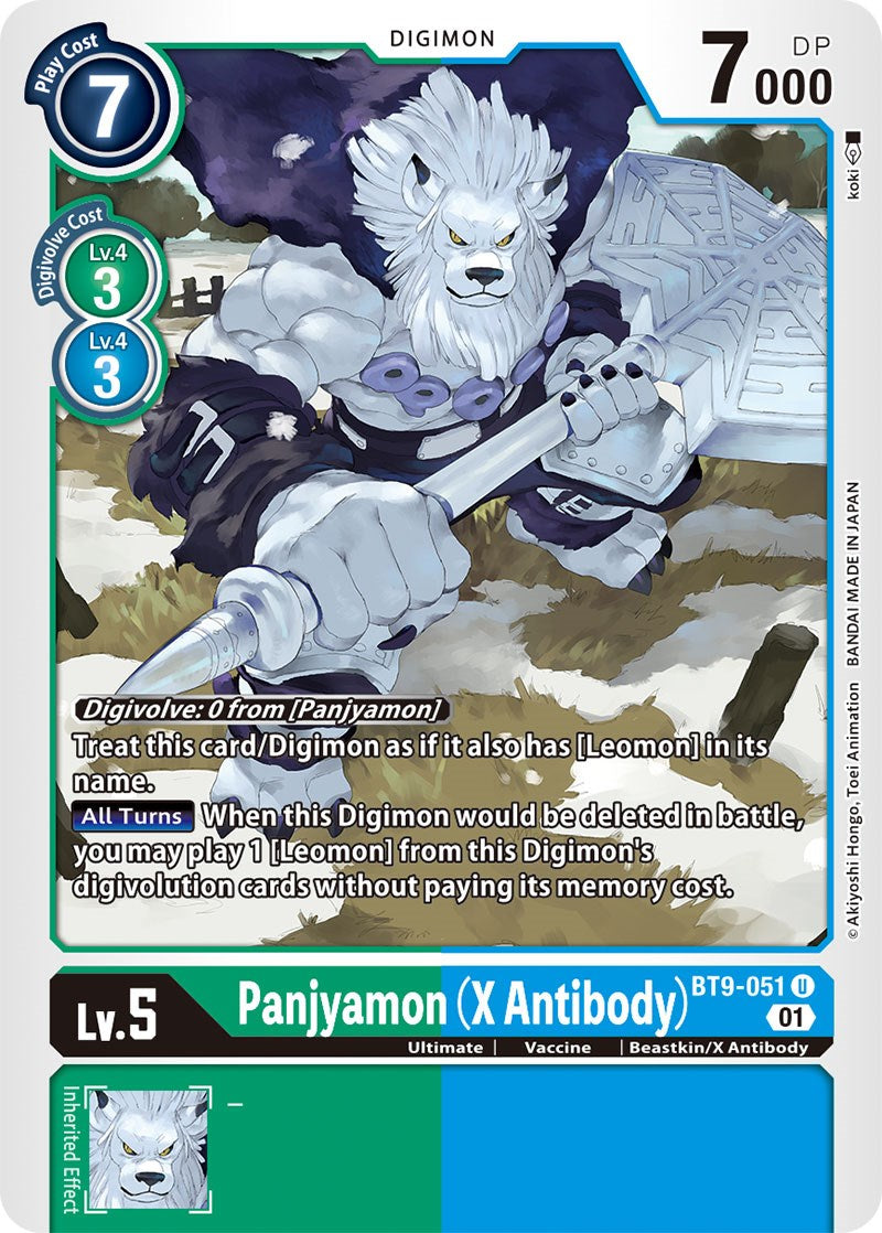 Panjyamon (X Antibody) [BT9-051] [X Record] | Amazing Games TCG