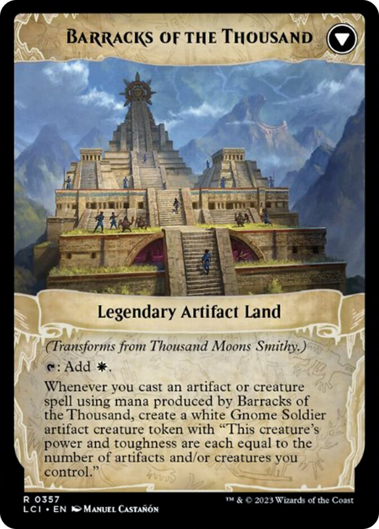 Thousand Moons Smithy // Barracks of the Thounsand [The Lost Caverns of Ixalan] | Amazing Games TCG