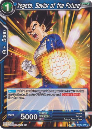 Vegeta, Savior of the Future (BT10-041) [Rise of the Unison Warrior 2nd Edition] | Amazing Games TCG