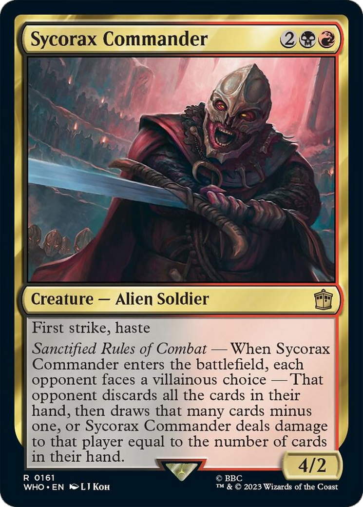 Sycorax Commander [Doctor Who] | Amazing Games TCG