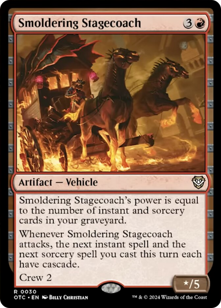 Smoldering Stagecoach [Outlaws of Thunder Junction Commander] | Amazing Games TCG