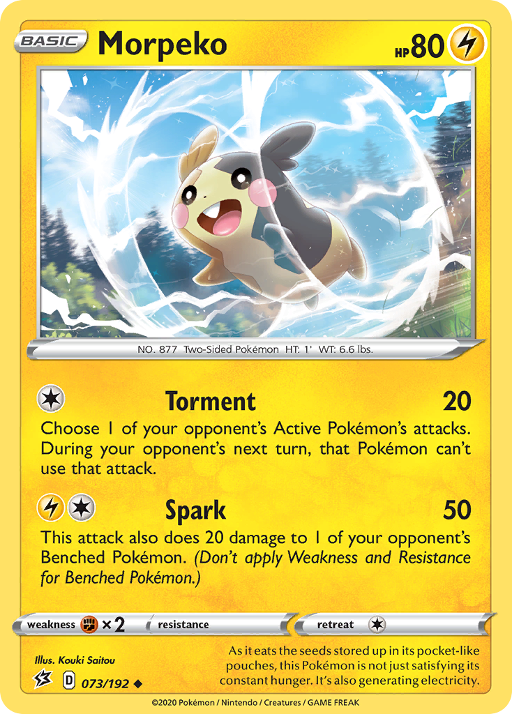 Morpeko (073/192) [Sword & Shield: Rebel Clash] | Amazing Games TCG