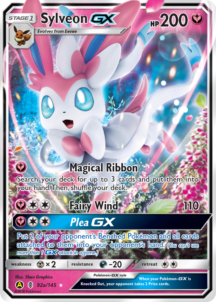 Sylveon GX (92a/145) [Alternate Art Promos] | Amazing Games TCG