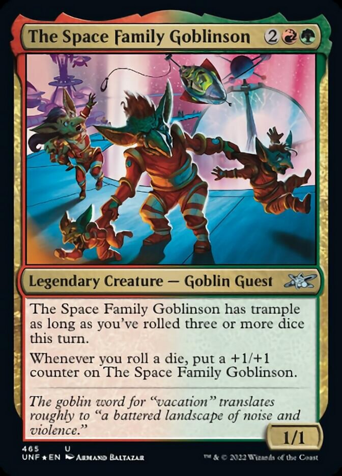 The Space Family Goblinson (Galaxy Foil) [Unfinity] | Amazing Games TCG