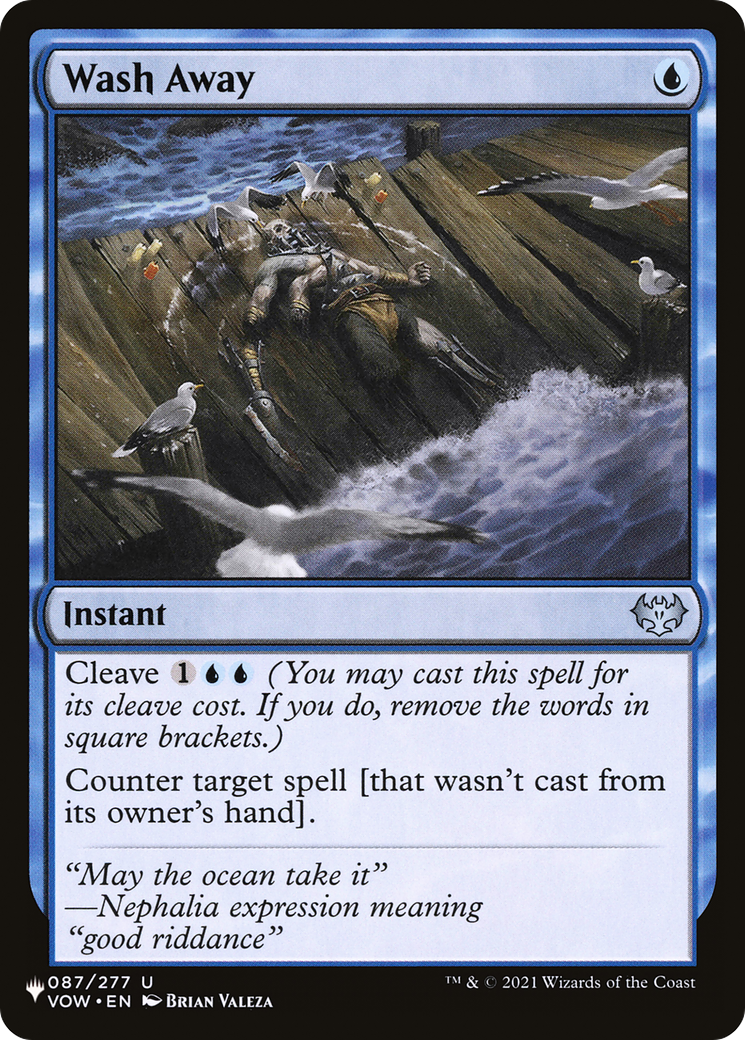 Wash Away [The List Reprints] | Amazing Games TCG