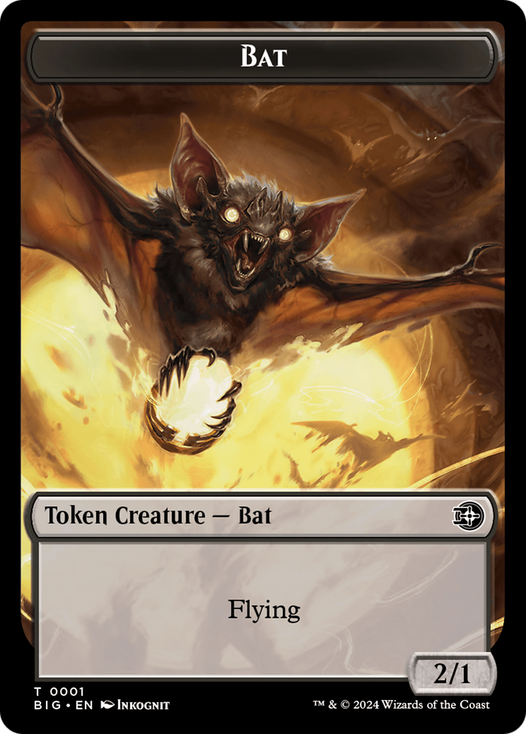 Bat Token [Outlaws of Thunder Junction: The Big Score Tokens] | Amazing Games TCG