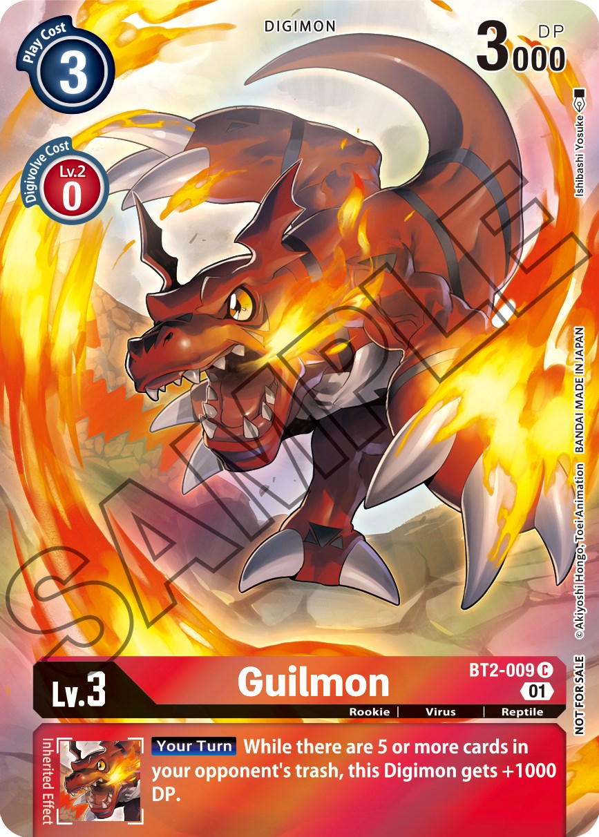 Guilmon [BT2-009] (Tamer's Card Set 1) [Release Special Booster Promos] | Amazing Games TCG