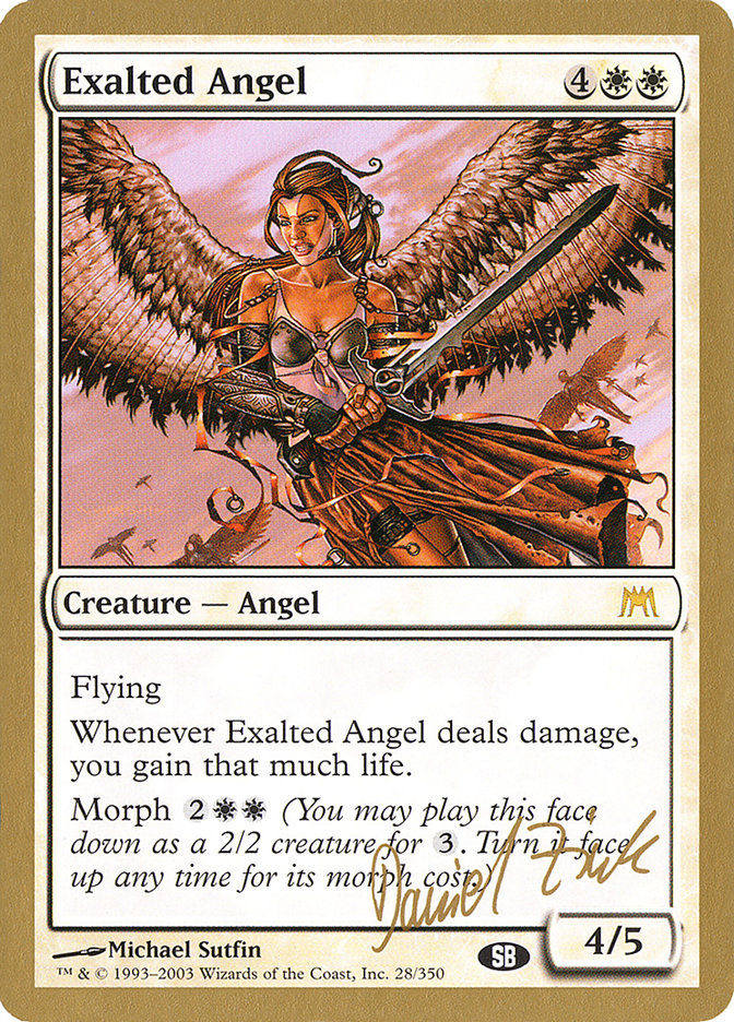 Exalted Angel (Daniel Zink) (SB) [World Championship Decks 2003] | Amazing Games TCG