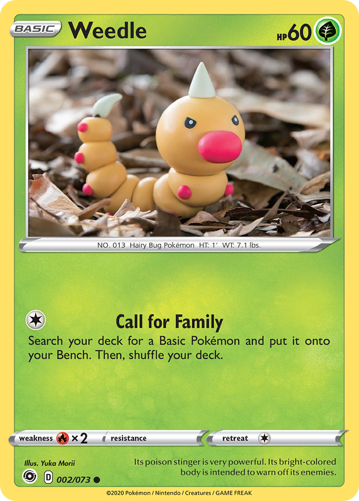 Weedle (002/073) [Sword & Shield: Champion's Path] | Amazing Games TCG