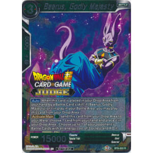 Beerus, Godly Majesty (BT8-053) [Judge Promotion Cards] | Amazing Games TCG