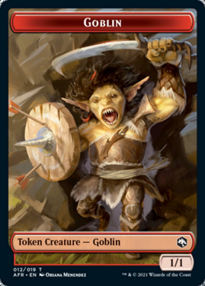 Dungeon of the Mad Mage // Goblin Double-Sided Token [Dungeons & Dragons: Adventures in the Forgotten Realms Tokens] | Amazing Games TCG