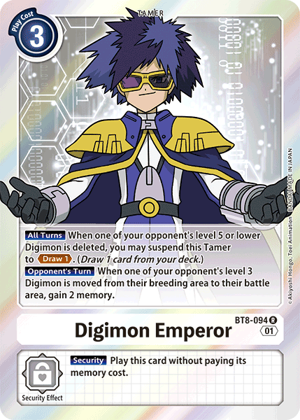 Digimon Emperor [BT8-094] [New Awakening] | Amazing Games TCG