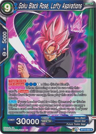 Goku Black Rose, Lofty Aspirations (BT10-050) [Rise of the Unison Warrior 2nd Edition] | Amazing Games TCG