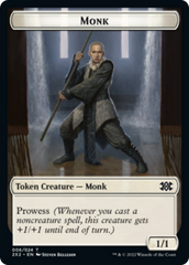 Spider // Monk Double-Sided Token [Double Masters 2022 Tokens] | Amazing Games TCG