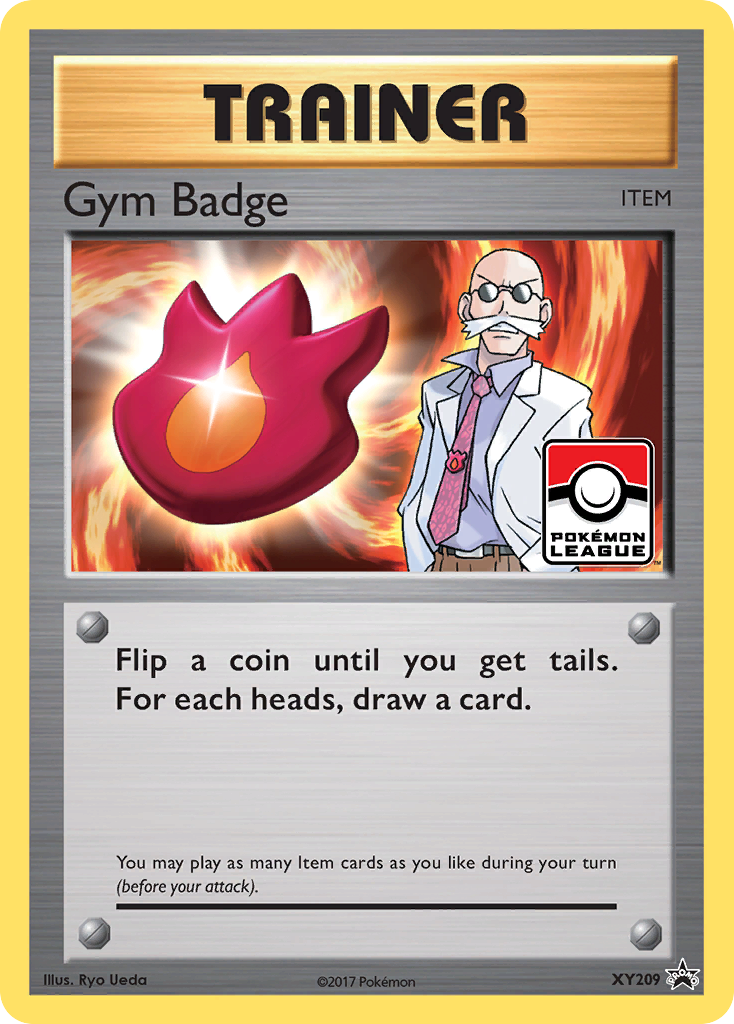 Gym Badge (XY209) (Blaine) [XY: Black Star Promos] | Amazing Games TCG