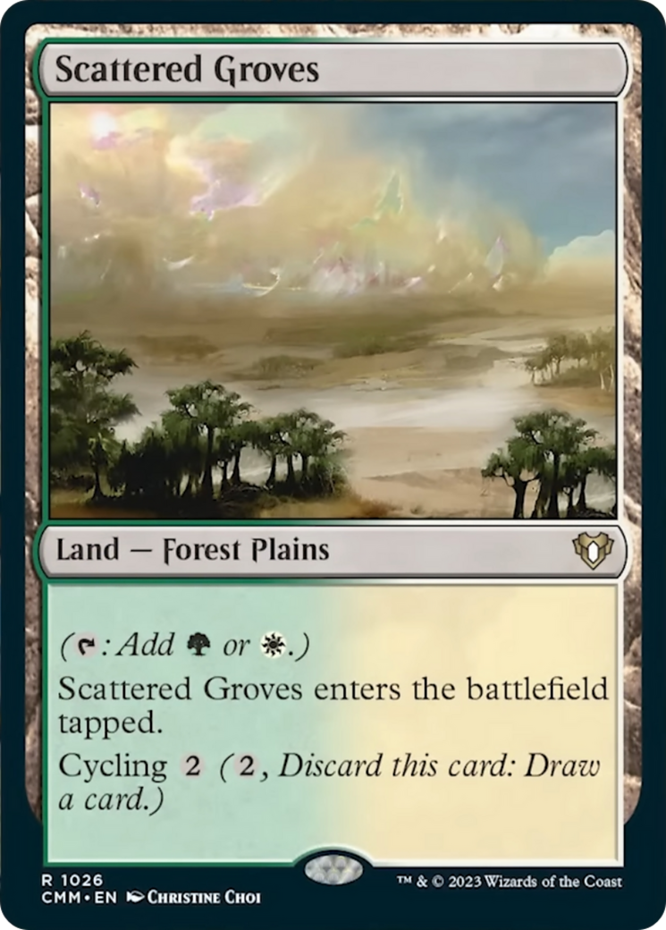 Scattered Groves [Commander Masters] | Amazing Games TCG