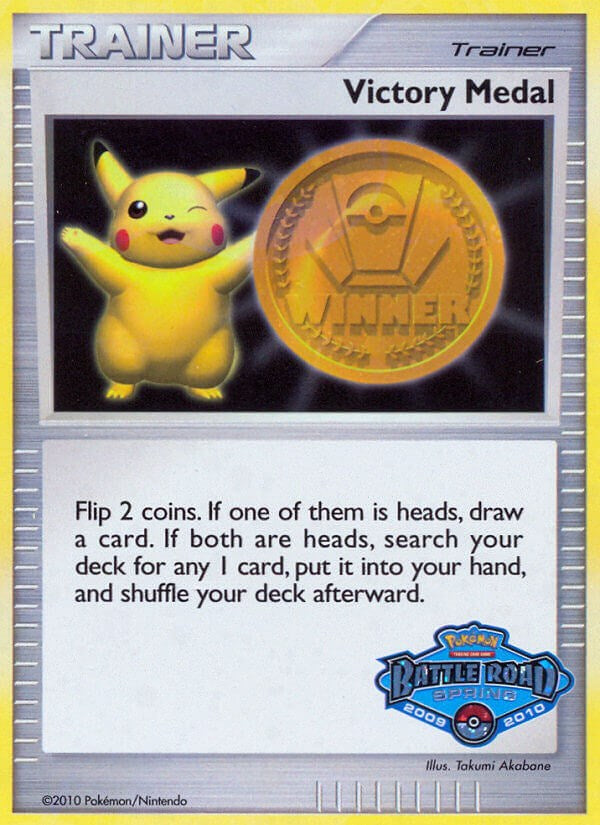 Victory Medal (2009-2010) (Battle Road Spring) [League & Championship Cards] | Amazing Games TCG