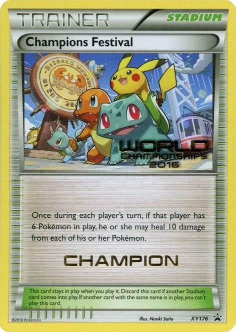 Champions Festival (XY176) (2016 Champion) [XY: Black Star Promos] | Amazing Games TCG