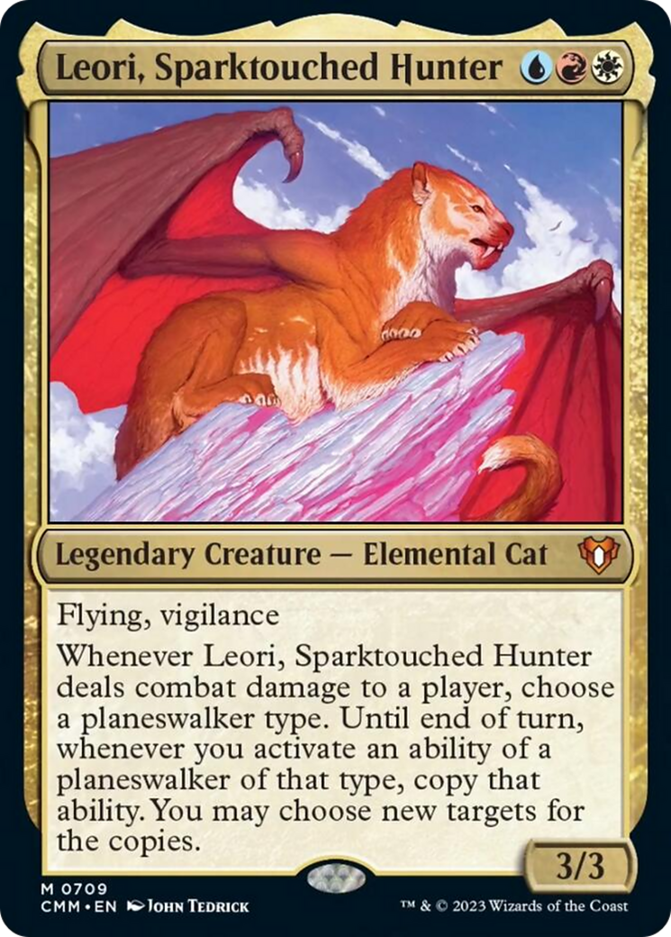 Leori, Sparktouched Hunter [Commander Masters] | Amazing Games TCG