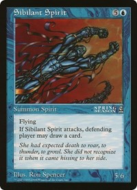 Sibilant Spirit (Oversized) [Oversize Cards] | Amazing Games TCG