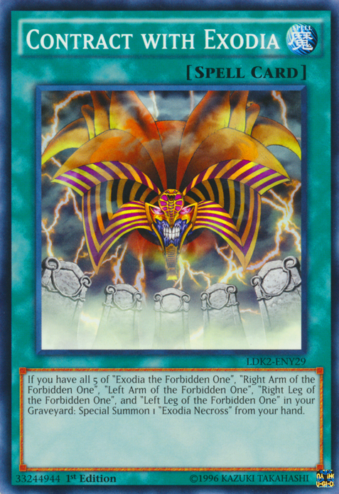 Contract with Exodia [LDK2-ENY29] Common | Amazing Games TCG