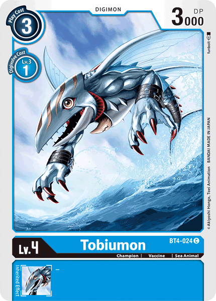 Tobiumon [BT4-024] [Great Legend] | Amazing Games TCG