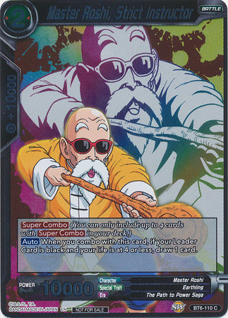 Master Roshi, Strict Instructor (Event Pack 4) (BT6-110) [Promotion Cards] | Amazing Games TCG