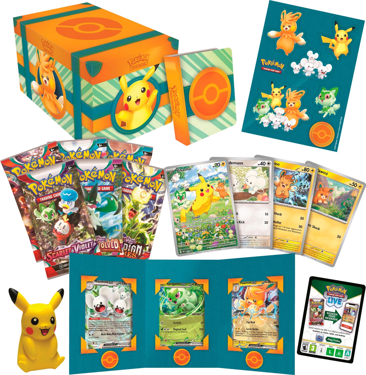 Pokemon Paldea Adventure Chests