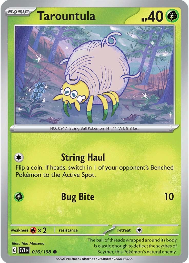 Tarountula (016/198) [Scarlet & Violet: Base Set] | Amazing Games TCG