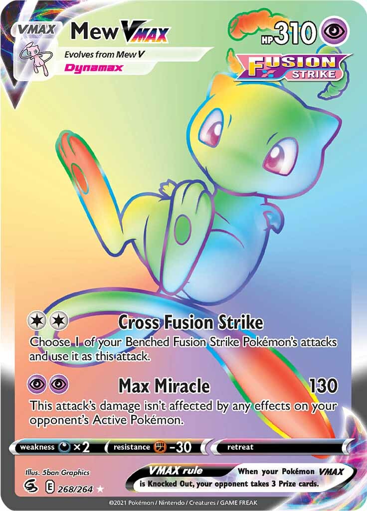 Mew VMAX (268/264) [Sword & Shield: Fusion Strike] | Amazing Games TCG