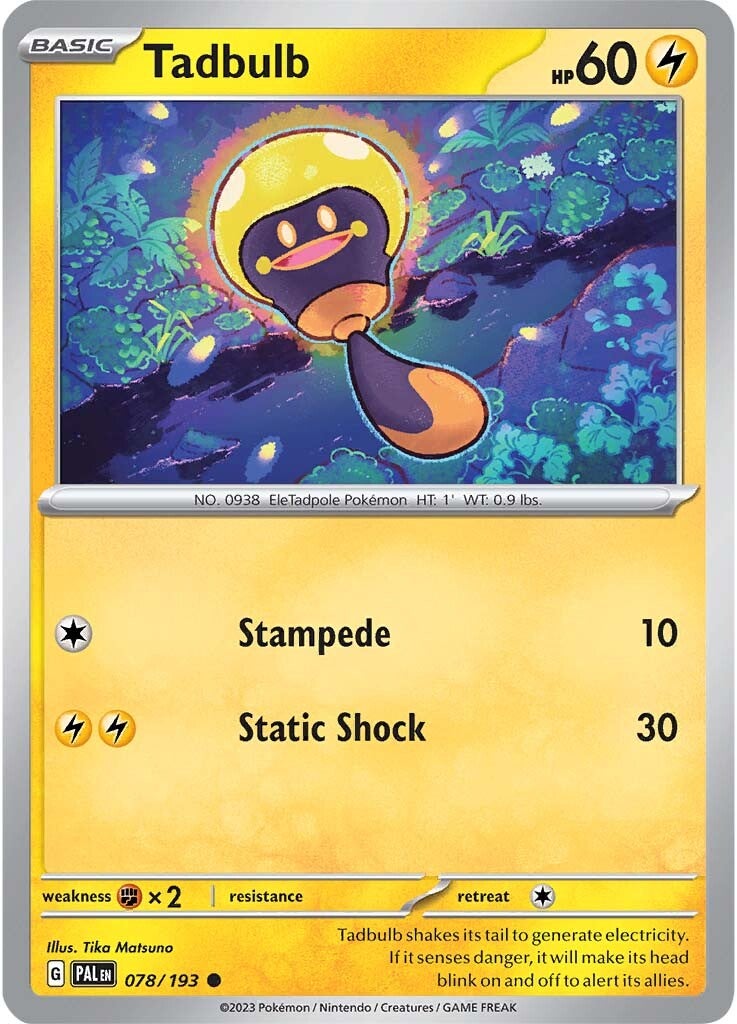 Tadbulb (078/193) [Scarlet & Violet: Paldea Evolved] | Amazing Games TCG