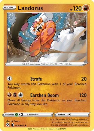 Landorus (148/264) (Cosmos Holo) [Sword & Shield: Fusion Strike] | Amazing Games TCG