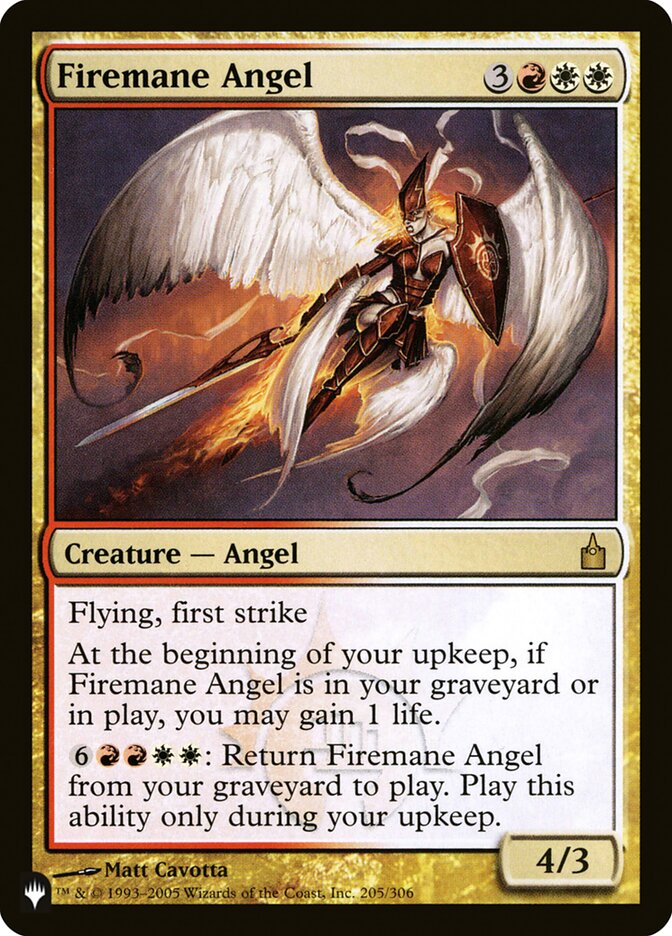 Firemane Angel [The List] | Amazing Games TCG