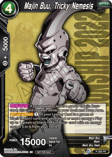 Majin Buu, Tricky Nemesis (P-398) [Promotion Cards] | Amazing Games TCG