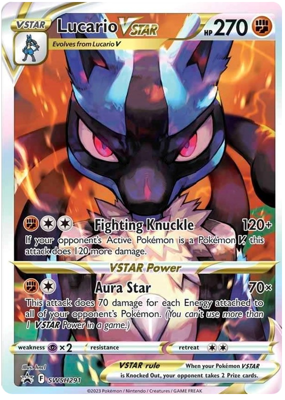 Lucario VSTAR (SWSH291) [Sword & Shield: Black Star Promos] | Amazing Games TCG