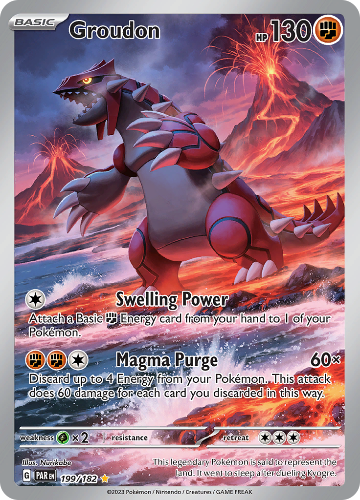 Groudon (199/182) [Scarlet & Violet: Paradox Rift] | Amazing Games TCG