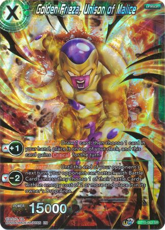 Golden Frieza, Unison of Malice (BT10-063) [Rise of the Unison Warrior 2nd Edition] | Amazing Games TCG