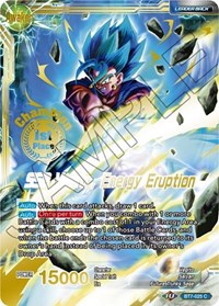 Son Goku & Vegeta // SSB Vegito, Energy Eruption (Championship Final 2019) (1st Place) (BT7-025_PR) [Tournament Promotion Cards] | Amazing Games TCG