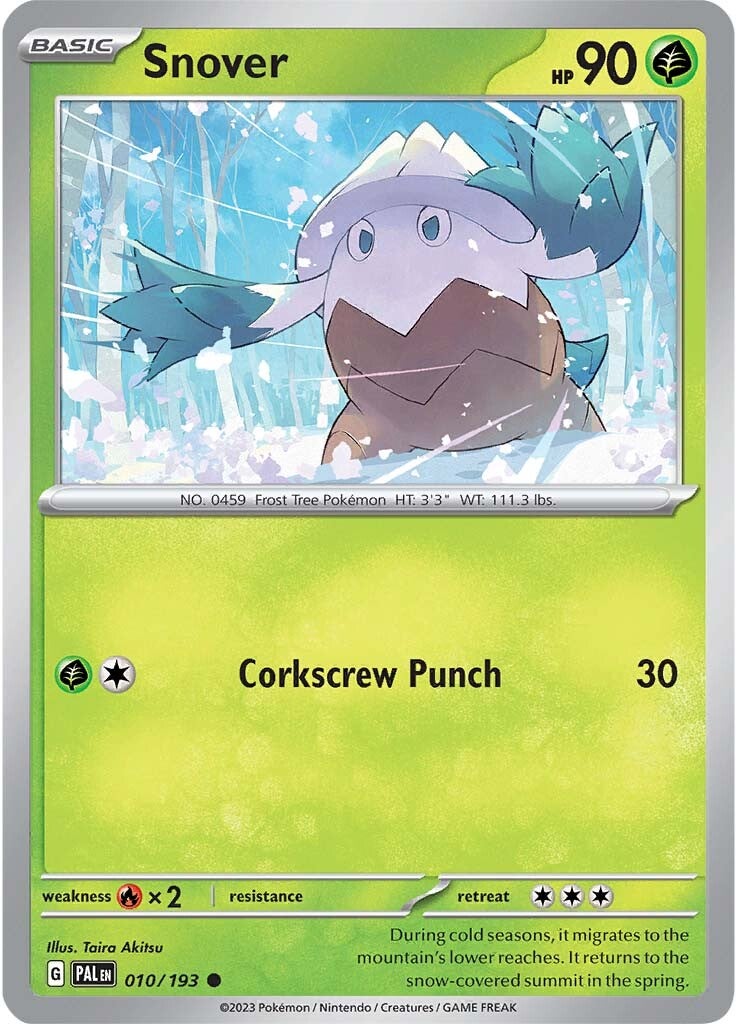 Snover (010/193) [Scarlet & Violet: Paldea Evolved] | Amazing Games TCG