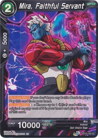 Mira, Faithful Servant (BT10-135) [Rise of the Unison Warrior 2nd Edition] | Amazing Games TCG